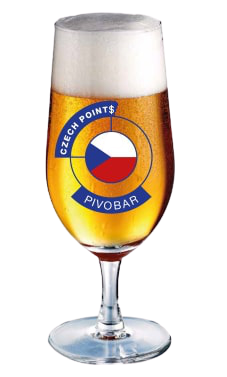 Bierglas mit Logo